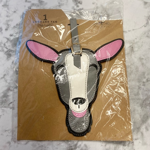 BellaBug Handbags - BellaBug Grey / White Goat Shape Luggage Travel Tag